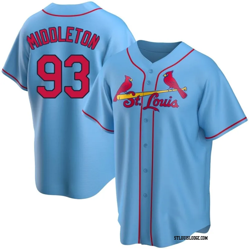 Youth St. Louis Cardinals Keynan Middleton Replica Light Blue Alternate Jersey