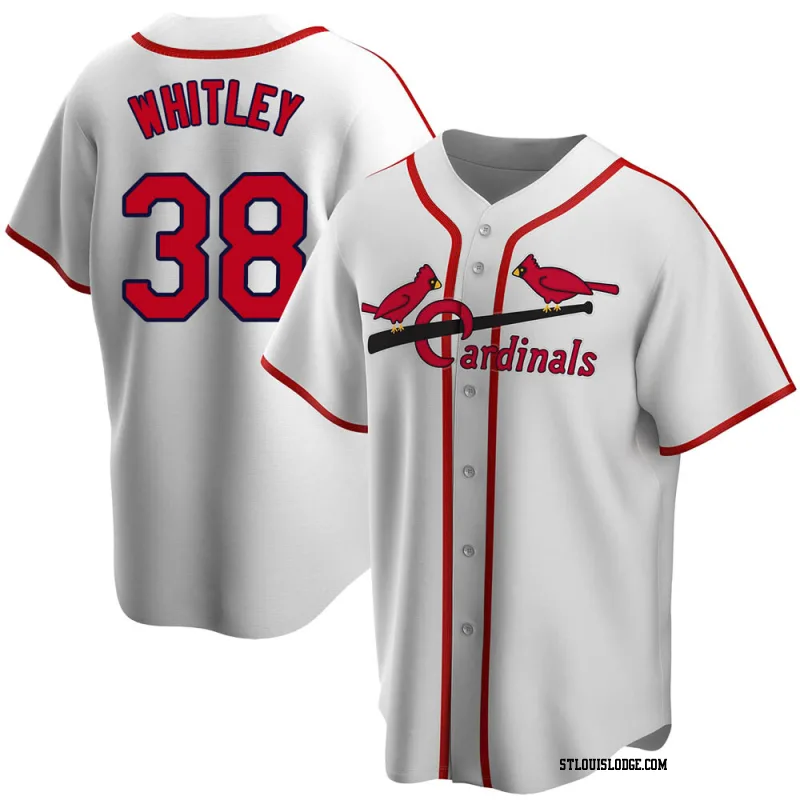 Youth St. Louis Cardinals Kodi Whitley White Home Cooperstown Collection Jersey