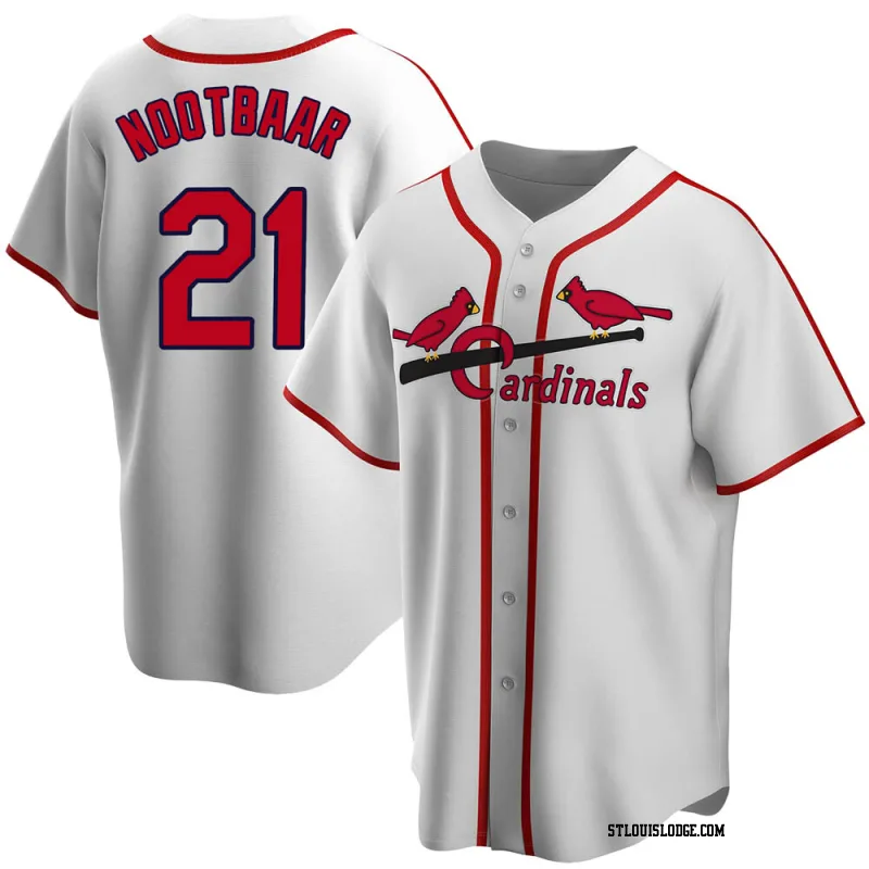 Youth St. Louis Cardinals Lars Nootbaar White Home Cooperstown Collection Jersey