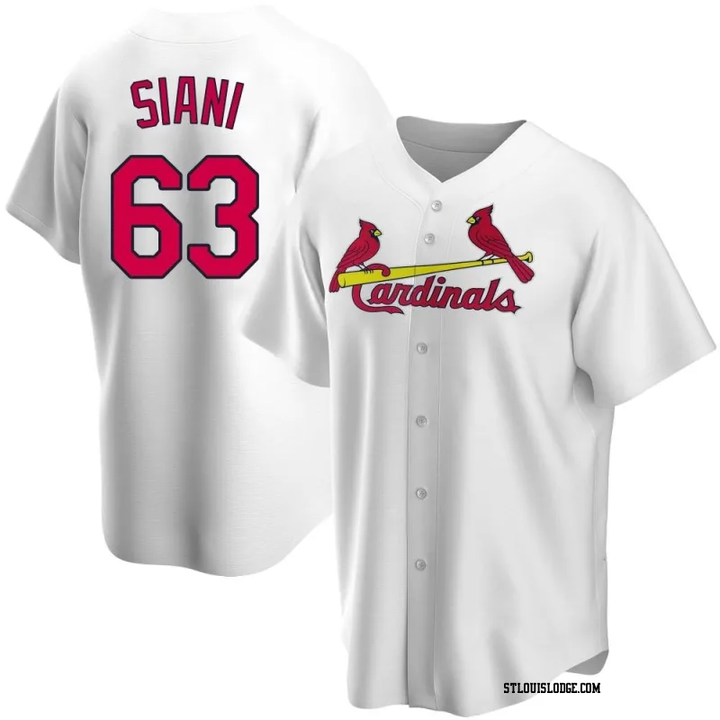 Youth St. Louis Cardinals Michael Siani Replica White Home Jersey