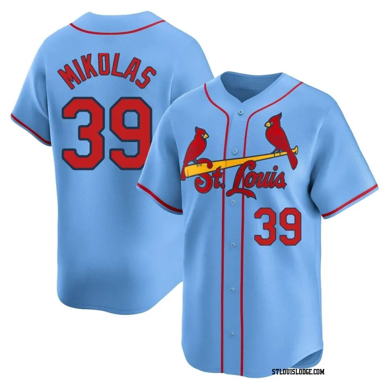 Youth St. Louis Cardinals Miles Mikolas Limited Light Blue Alternate Jersey