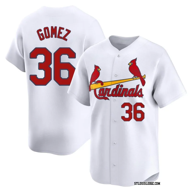 Youth St. Louis Cardinals Moises Gomez Limited White Home Jersey