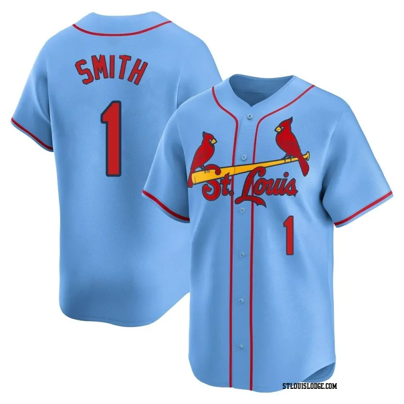 Youth St. Louis Cardinals Ozzie Smith Limited Light Blue Alternate Jersey