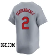 Youth St. Louis Cardinals Red Schoendienst Limited Gray Away Jersey