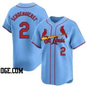 Youth St. Louis Cardinals Red Schoendienst Limited Light Blue Alternate Jersey