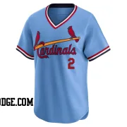 Youth St. Louis Cardinals Red Schoendienst Limited Light Blue Cooperstown Collection Jersey