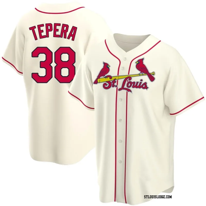 Youth St. Louis Cardinals Ryan Tepera Replica Cream Alternate Jersey