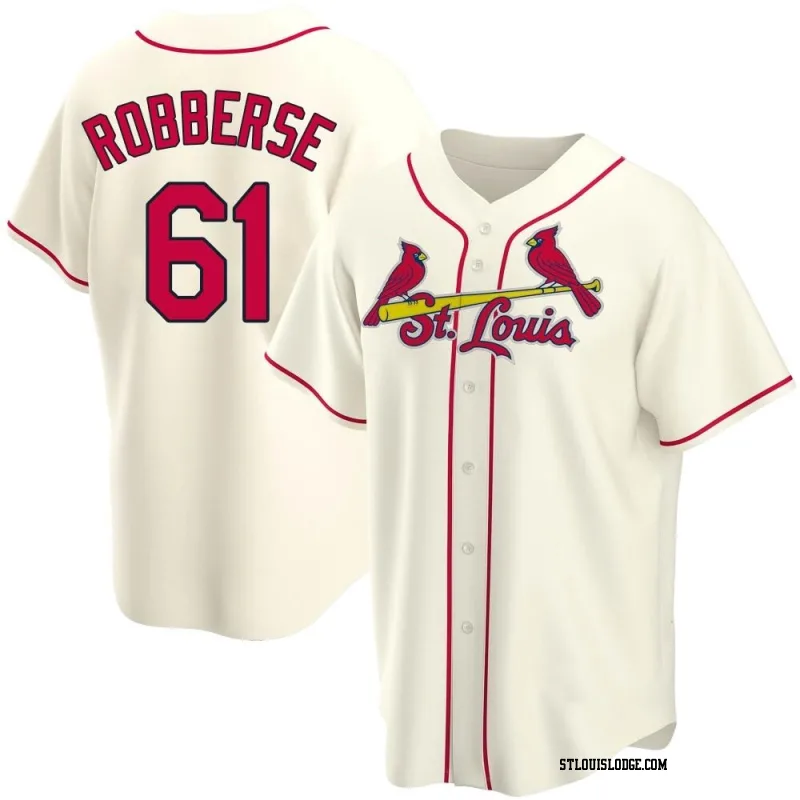 Youth St. Louis Cardinals Sem Robberse Replica Cream Alternate Jersey