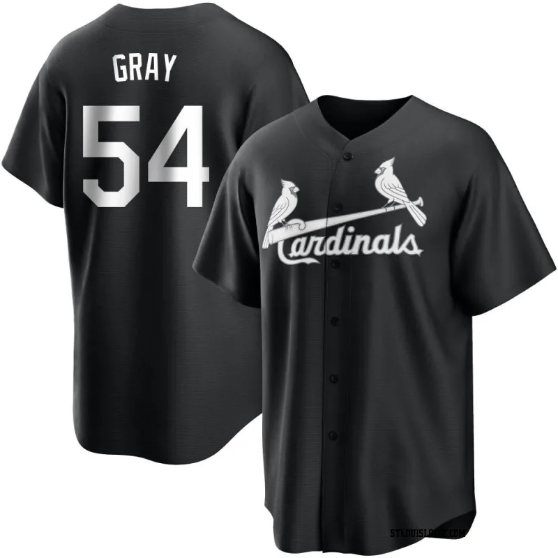 Youth St. Louis Cardinals Sonny Gray Replica Black/White Jersey