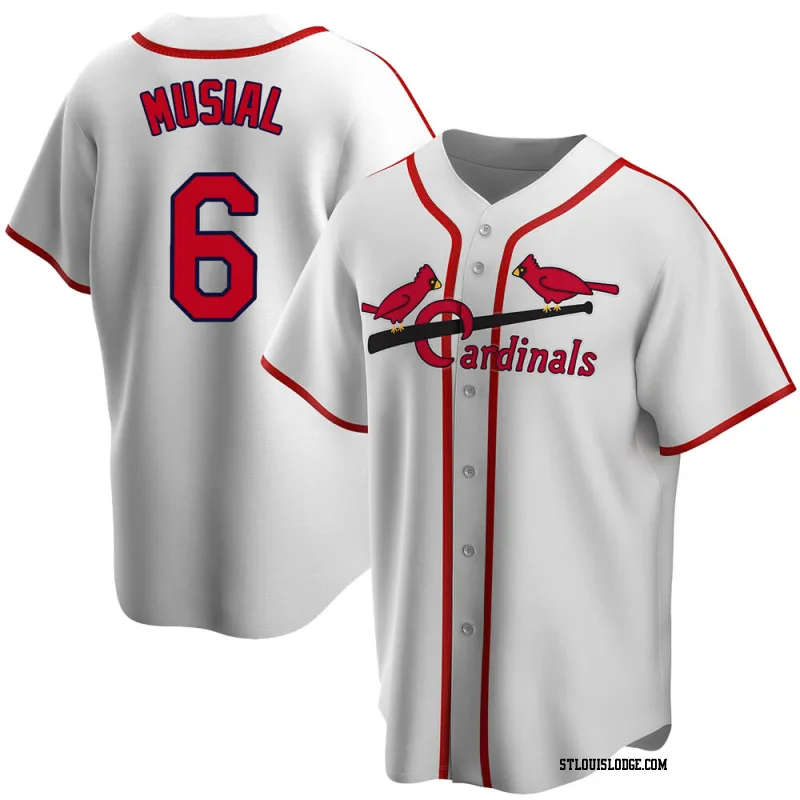 Youth St. Louis Cardinals Stan Musial White Home Cooperstown Collection Jersey