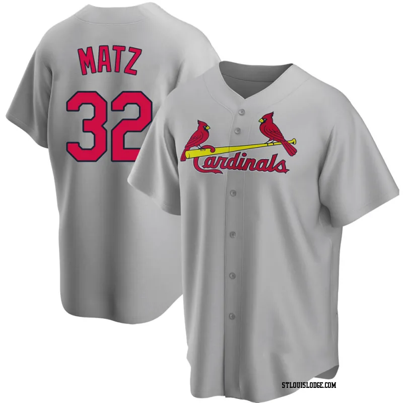 Youth St. Louis Cardinals Steven Matz Replica Gray Road Jersey